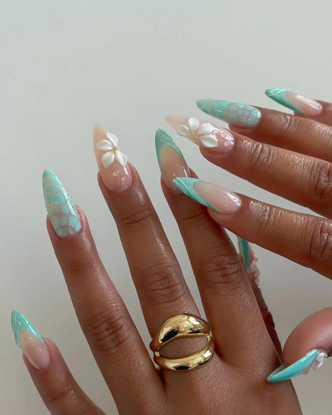 Spring Summer Visual Idea Spring Summer Visual Idea — Floral Acrylic Nails 2027