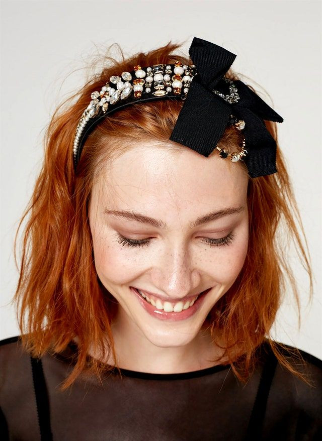 Red Visual Idea — Headband Hairstyles 2027