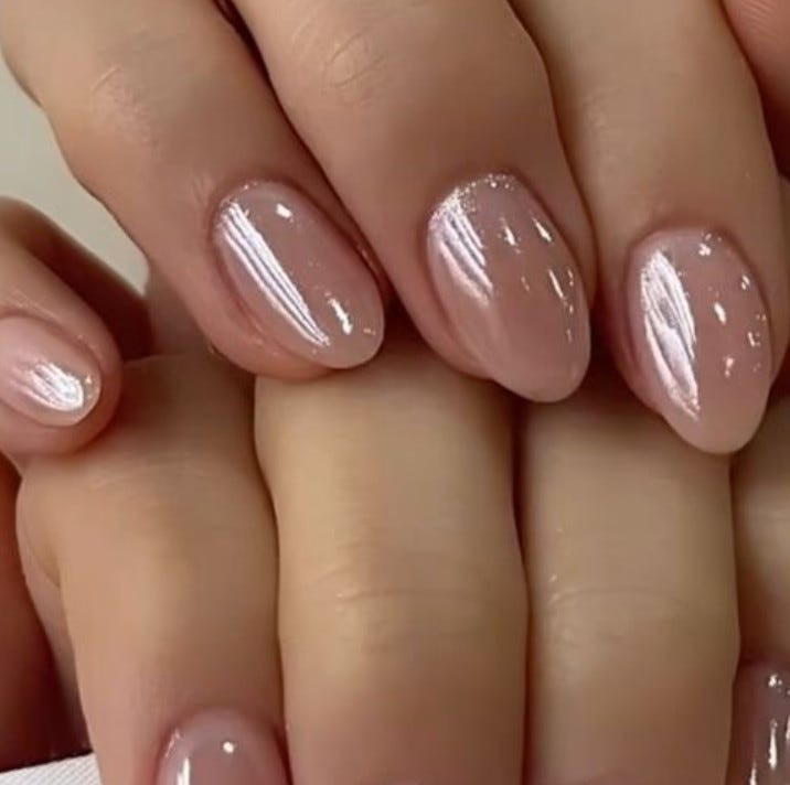 Playful Florals and Bows on Short Square Playful Florals and Bows on Short Square — Neutral Wedding Nails 2027
