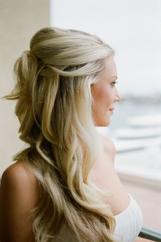 Shoulder Length Visual Idea Shoulder Length Visual Idea — Half Up Half Down Wedding Hair 2027