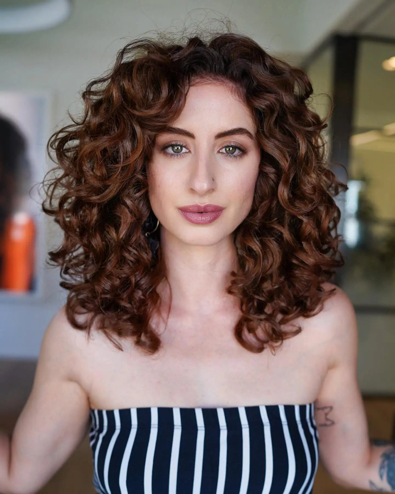 Dark Auburn With Subtle Highlights Visual Idea Dark Auburn With Subtle Highlights Visual Idea — Wavy Haircuts 2027
