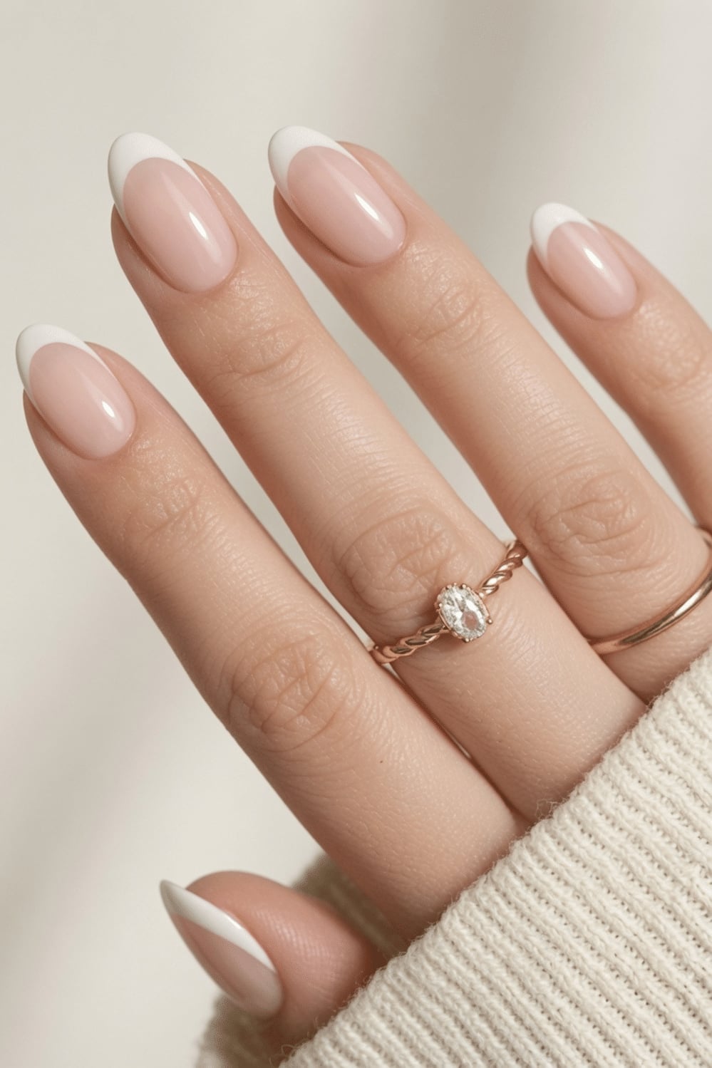 Classic White French Tip Almond Nails Classic White French Tip Almond Nails — Almond Nails 2027 for Short Nail Beds