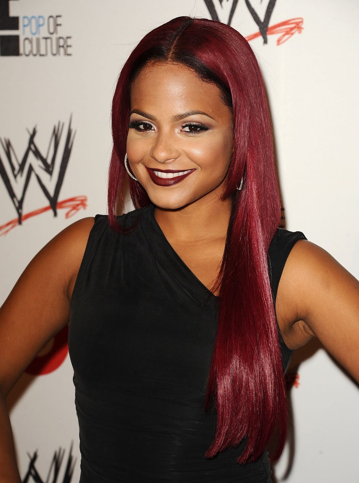 Mid-Back Deep Auburn Sleek Straight Hair — Auburn Hair 2027 for Latinas
