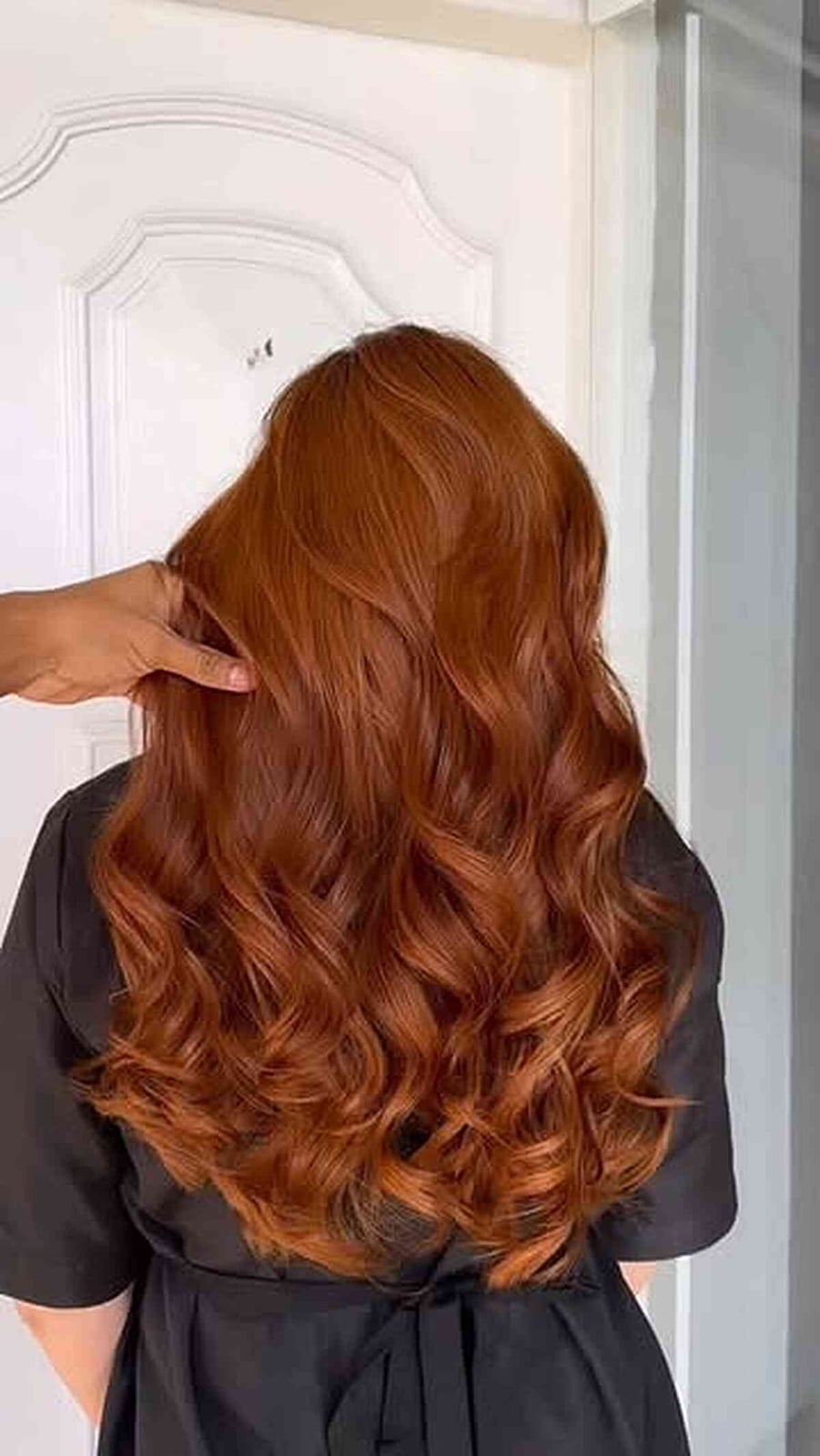 Vibrant Red With Lighter Red Highlights Mid-Back Vibrant Red With Lighter Red Highlights Mid-Back — Balayage on Red Hair 2027