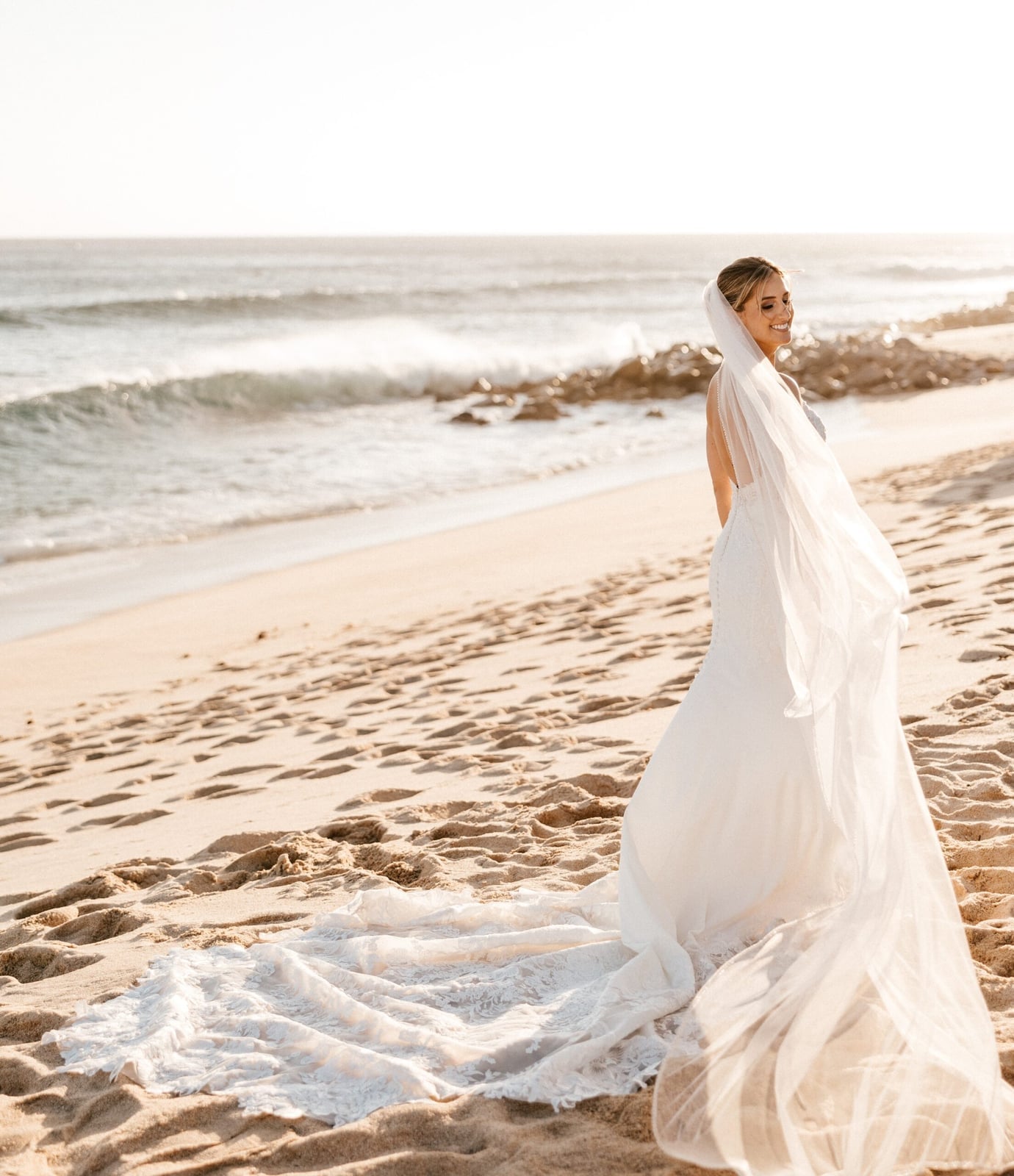 Long Wavy Blonde Hairstyle Worn Down Long Wavy Blonde Hairstyle Worn Down — Beach Wedding Hairstyles 2027