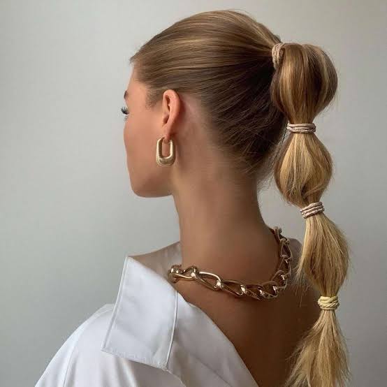 Light Brown Bubble Ponytail Light Brown Bubble Ponytail — Birthday Ponytail Hairstyles 2027