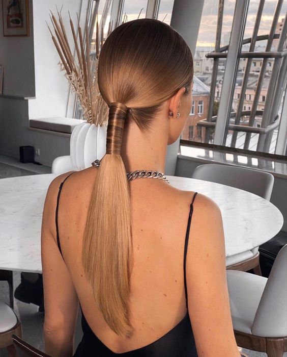 Sleek High Dark Brown Ponytail Sleek High Dark Brown Ponytail — Birthday Ponytail Hairstyles 2027
