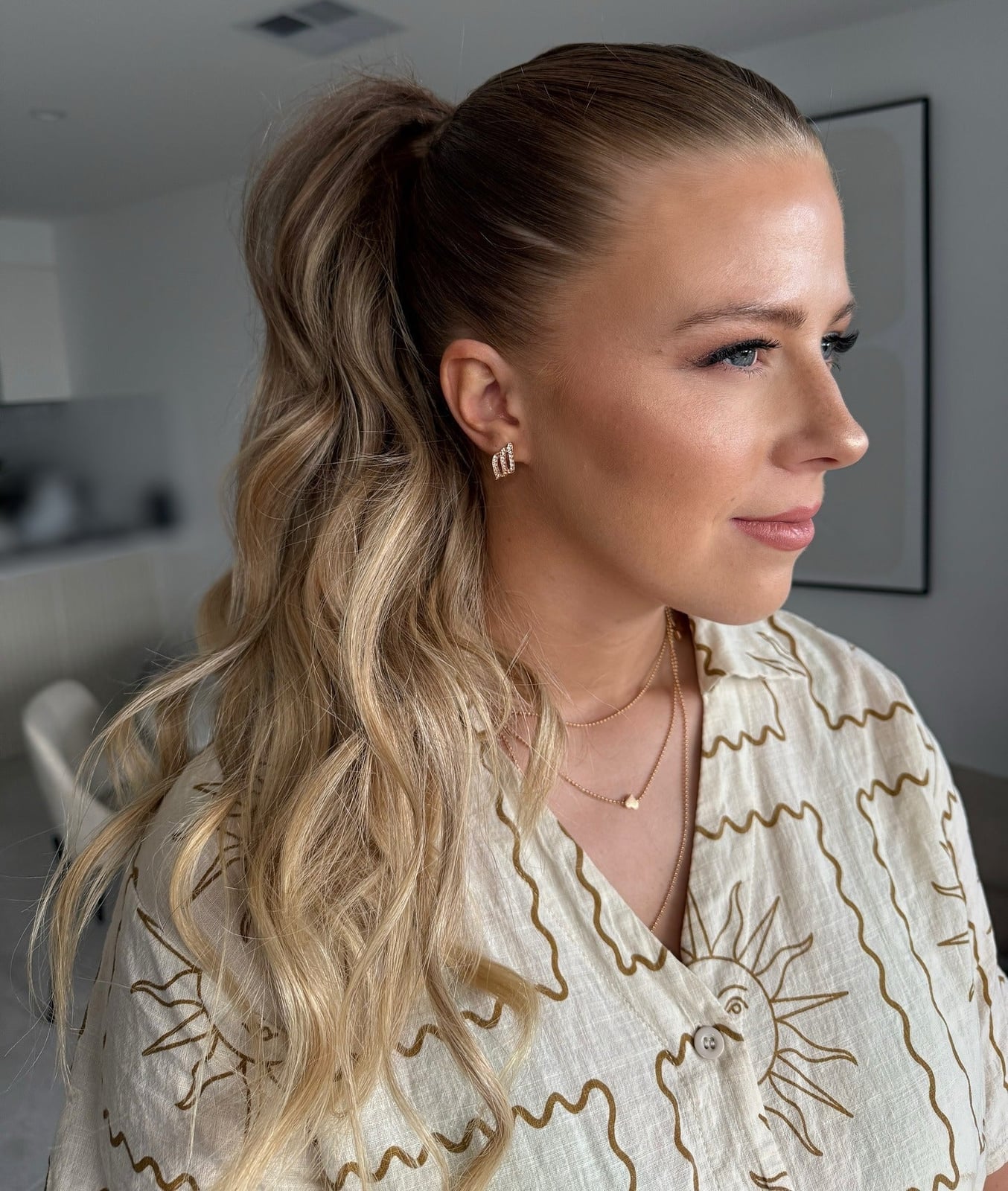 Blonde Ponytail With Curtain Bangs Blonde Ponytail With Curtain Bangs — Birthday Ponytail Hairstyles 2027