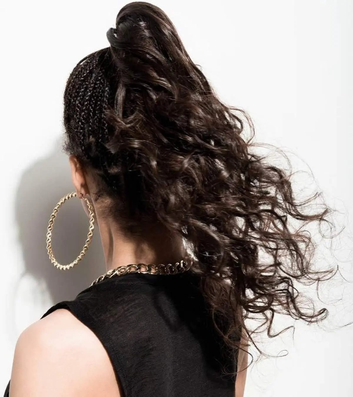 High Volume Dark Brown Curly Ponytail High Volume Dark Brown Curly Ponytail — Birthday Ponytail Hairstyles 2027