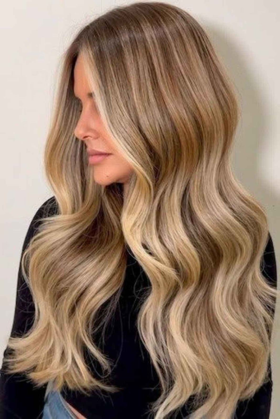 Mid-Back Honey Blonde With Ash Blonde Highlights Mid-Back Honey Blonde With Ash Blonde Highlights — Blonde Hair 2027 for Olive Skin