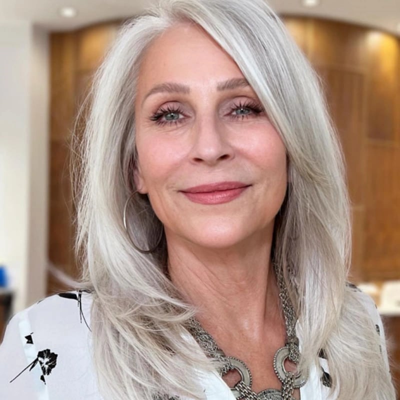 Ash Blonde Mid-Back With Silver Tones — Blonde Hair 2027 for Women Over 60
