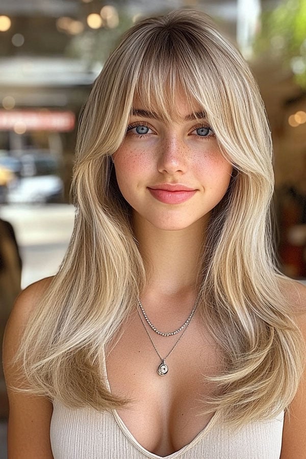 Sunny Blonde Balayage Collarbone Bob — Blonde Straight Hair 2027