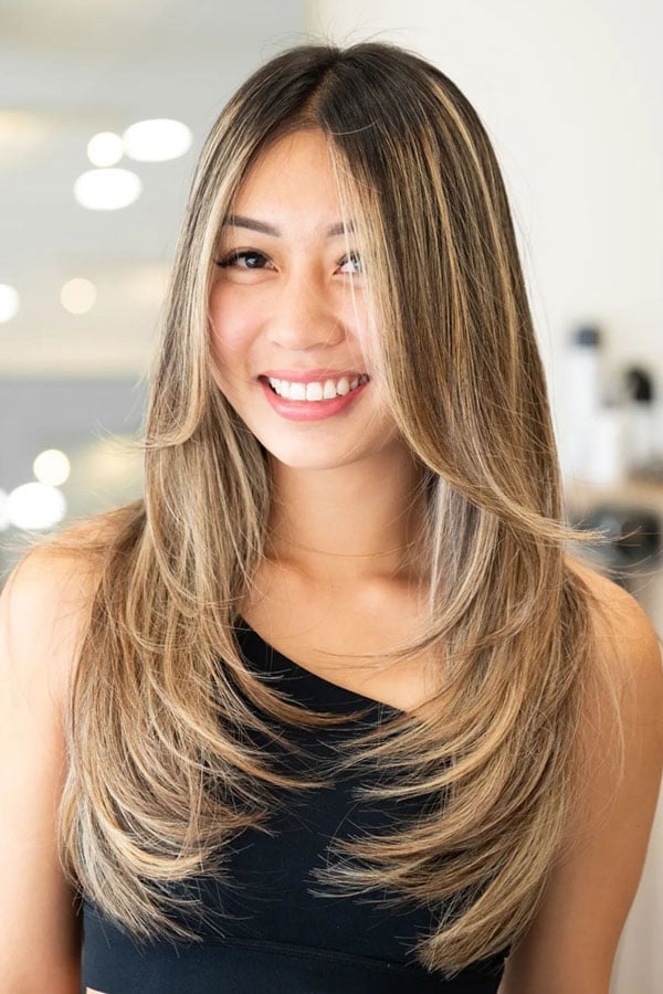 Long Layered Soft Blonde — Blonde Straight Hair 2027