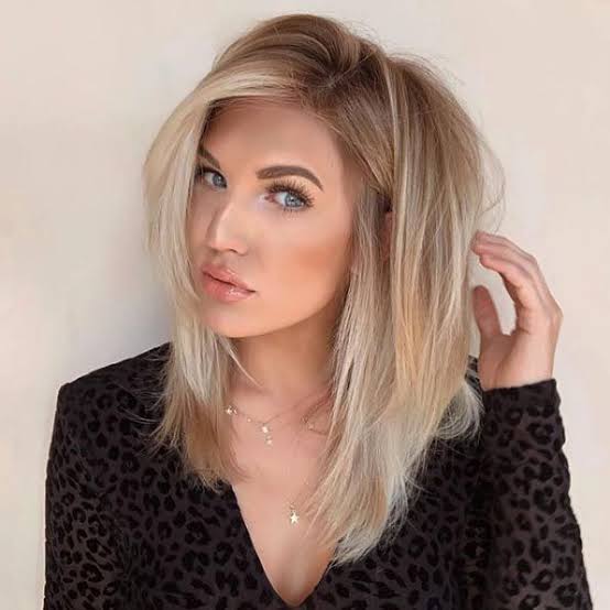 Ash Blonde Bob with Side-Swept Fringe — Blonde Straight Hair 2027