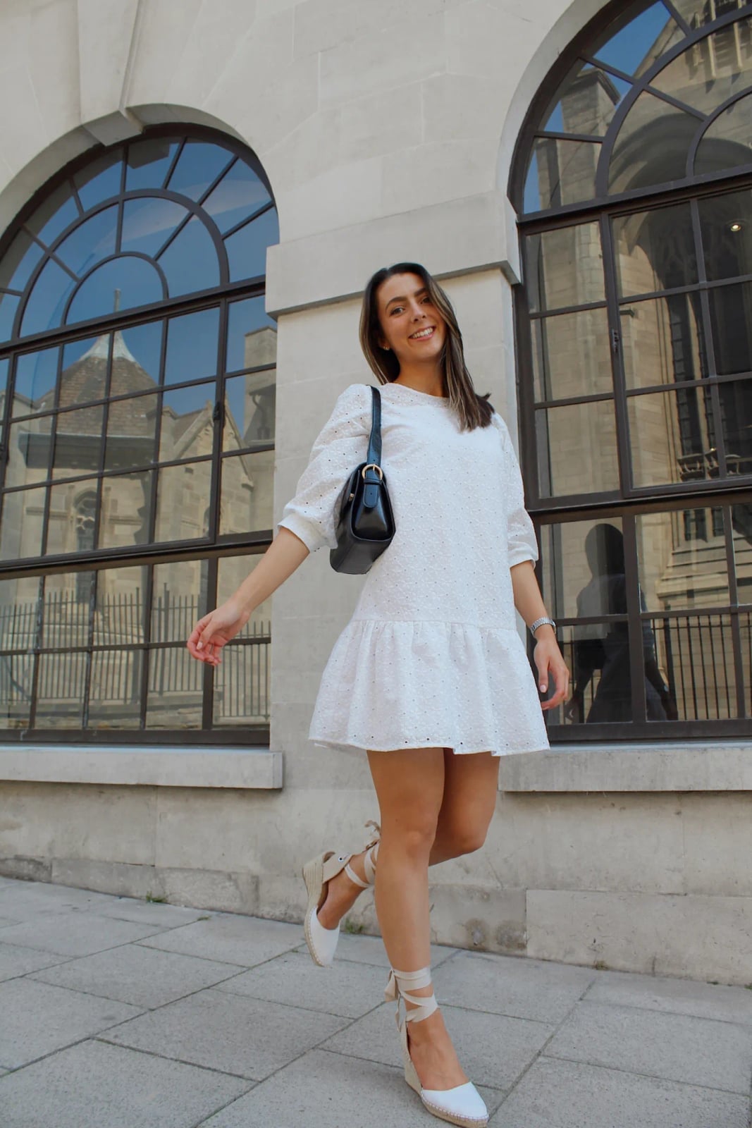 Broderie Anglaise Mini Dress Broderie Anglaise Mini Dress — Bottomless Brunch Outfits 2027