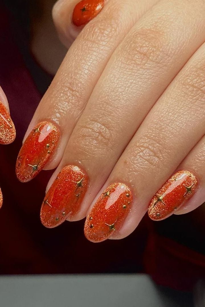 Long Square Matte Burnt Orange 3D Pumpkin Nails Long Square Matte Burnt Orange 3D Pumpkin Nails — Burnt Orange Nails 2027