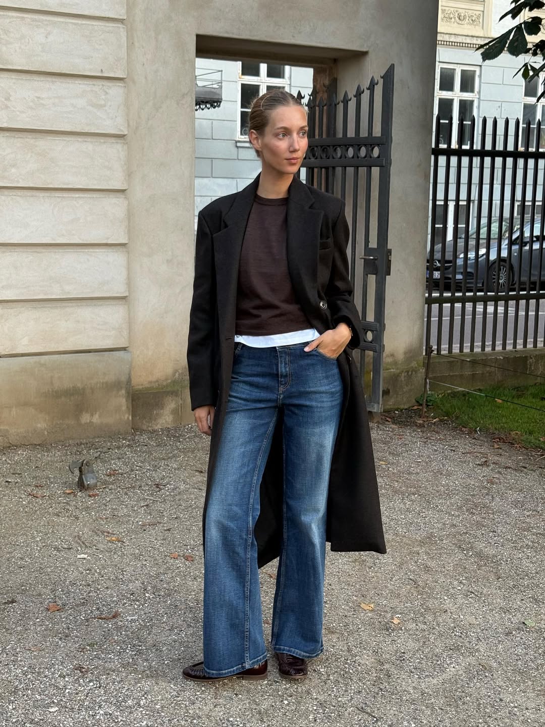 Oversized Coat Over Bootcut Jeans Oversized Coat Over Bootcut Jeans — Church Bootcut Jeans Outfits 2027