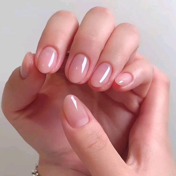 Short Square Sheer Milky Pink Nails Short Square Sheer Milky Pink Nails — Clear Nails 2027