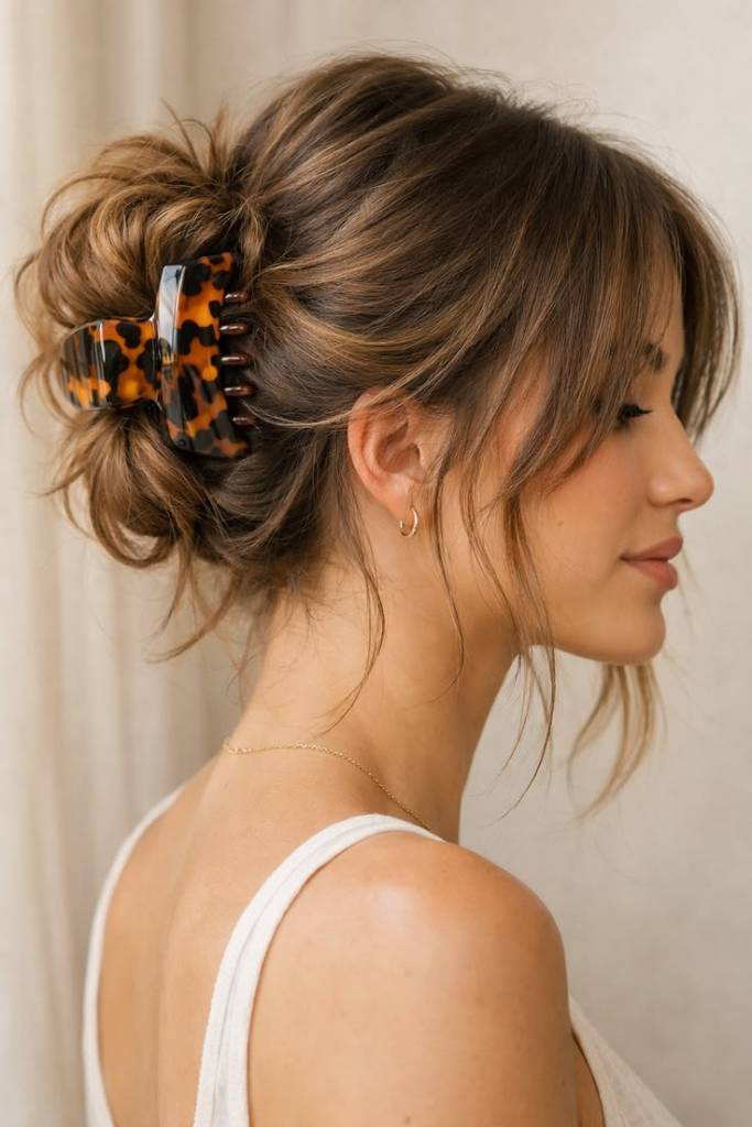 Easy Claw Clip Hairstyles for Lazy Days and Good Hair Days