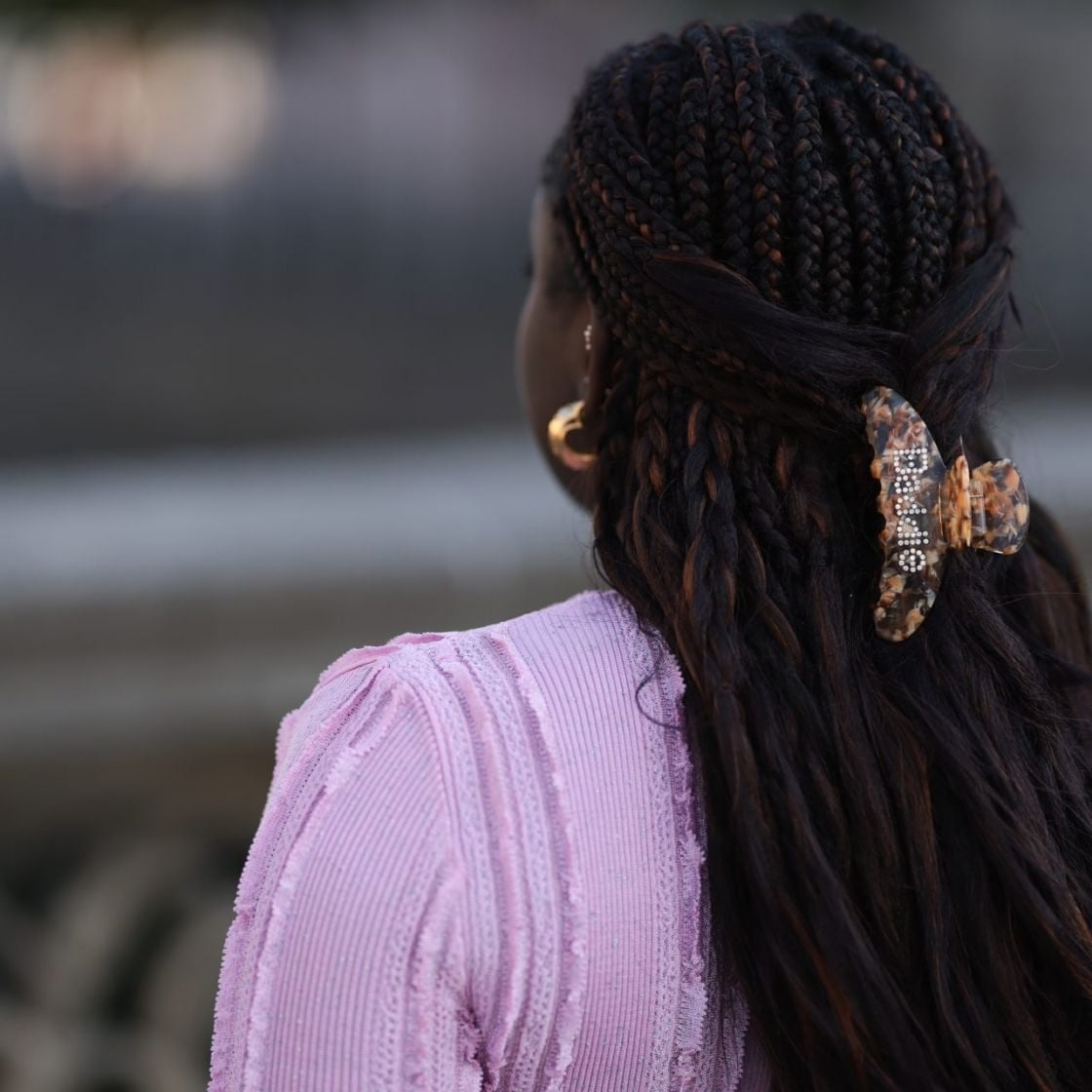 Braids With Loose Waves And Decorative Clip Braids With Loose Waves And Decorative Clip — Clips Easy Hairstyles 2027