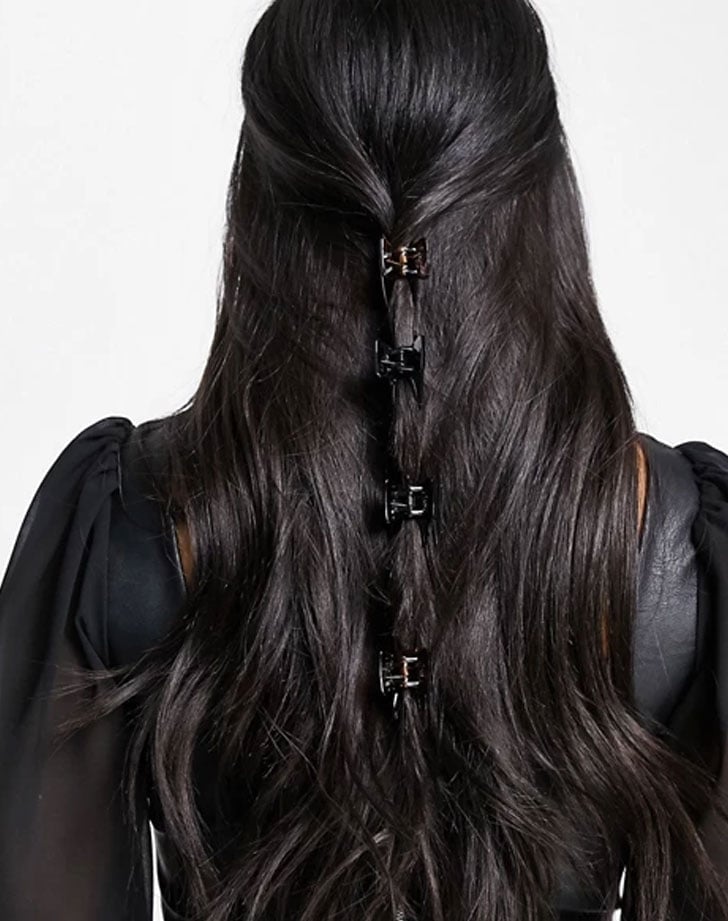 Half-Up Half-Down With Row Of Clips, Mid-Back Half-Up Half-Down With Row Of Clips, Mid-Back — Clips Easy Hairstyles 2027