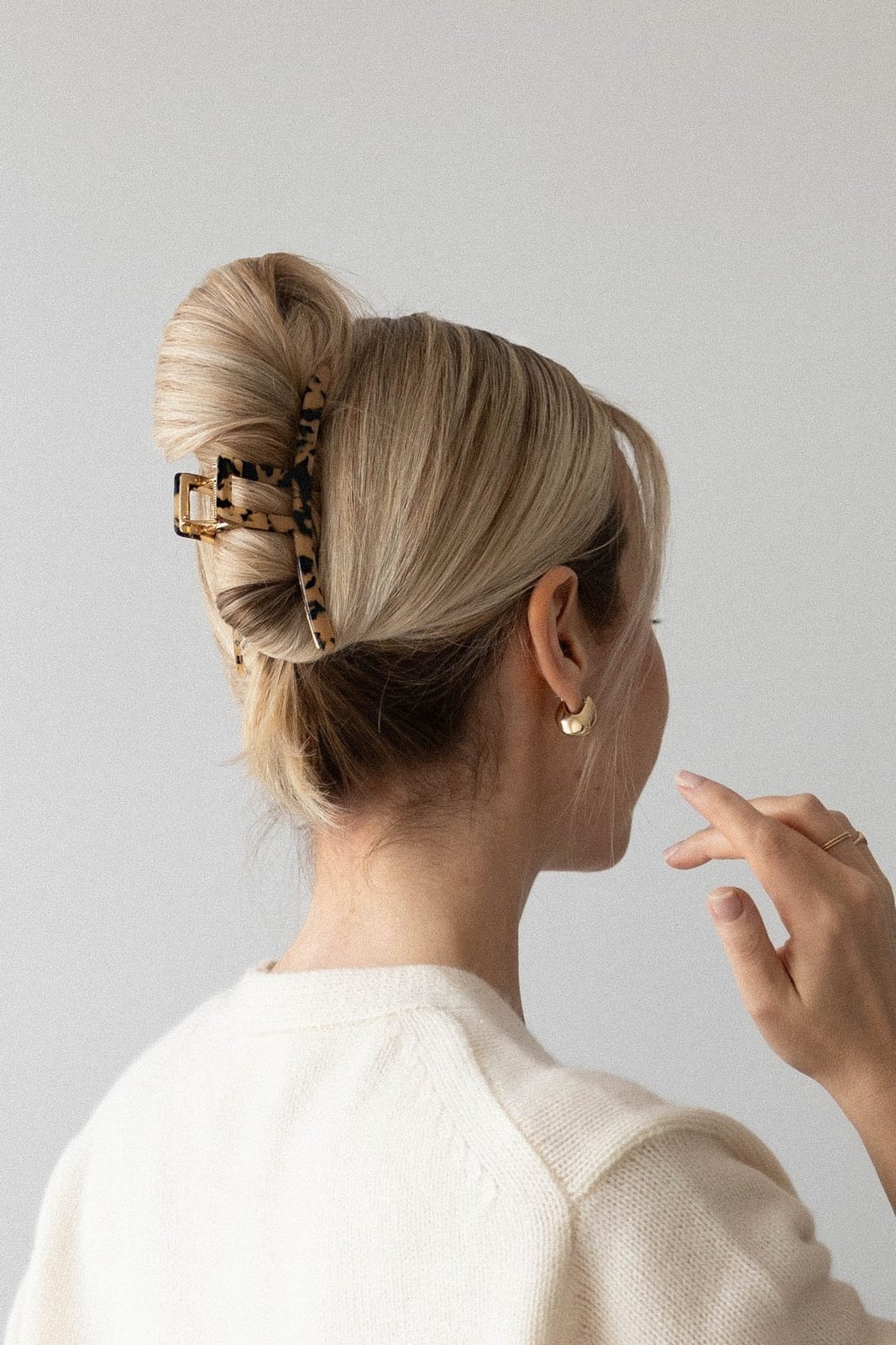 Elegant Updo With Tortoiseshell Clip Elegant Updo With Tortoiseshell Clip — Clips Easy Hairstyles 2027