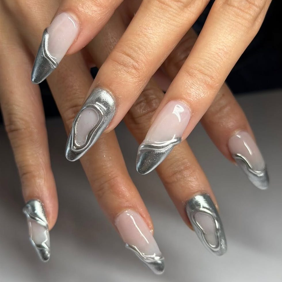 Pale Pink Glitter French Tip Nails Pale Pink Glitter French Tip Nails — Cocktail Party Nails 2027