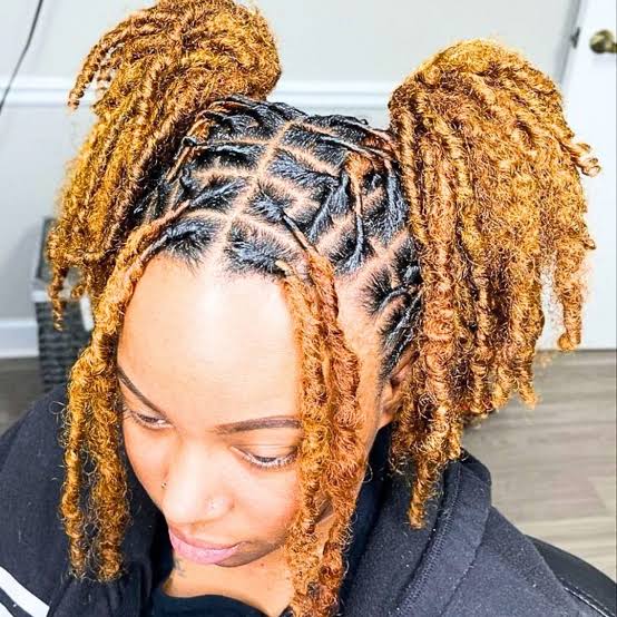 Collarbone Locs In Honey Blonde Collarbone Locs In Honey Blonde — Colored Locs 2027
