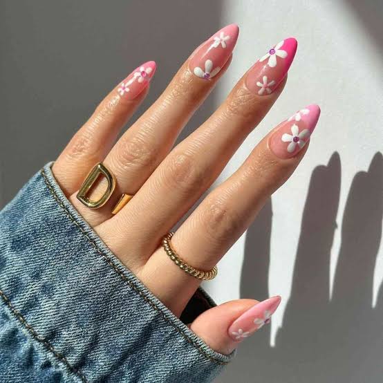 Long Stiletto Hot Pink French Tip Daisy Nails Long Stiletto Hot Pink French Tip Daisy Nails — Daisy Nails 2027