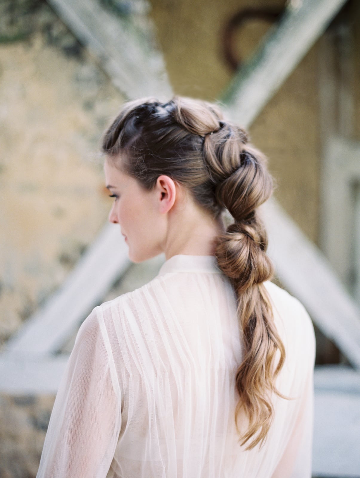 Light Brown Bubble Braid Collarbone Light Brown Bubble Braid Collarbone — Destination Wedding Hairstyles 2027
