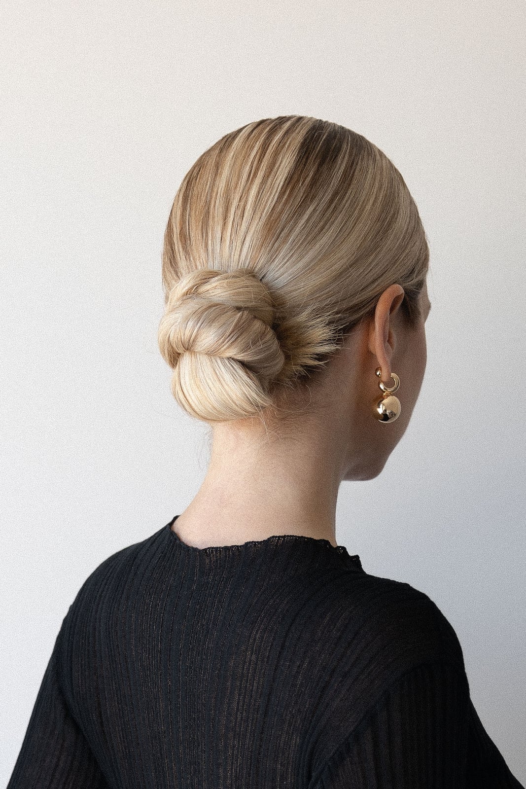 Polished Blonde Collarbone Bun Polished Blonde Collarbone Bun — Donut Bun Hairstyles 2027