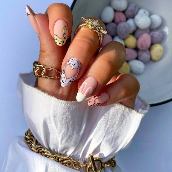 Medium Almond Easter Bunny and Egg Nails Medium Almond Easter Bunny and Egg Nails — Easter Egg Nails 2027