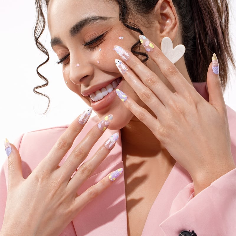 Long Coffin Nails with Easter Motifs Long Coffin Nails with Easter Motifs — Easter Egg Nails 2027