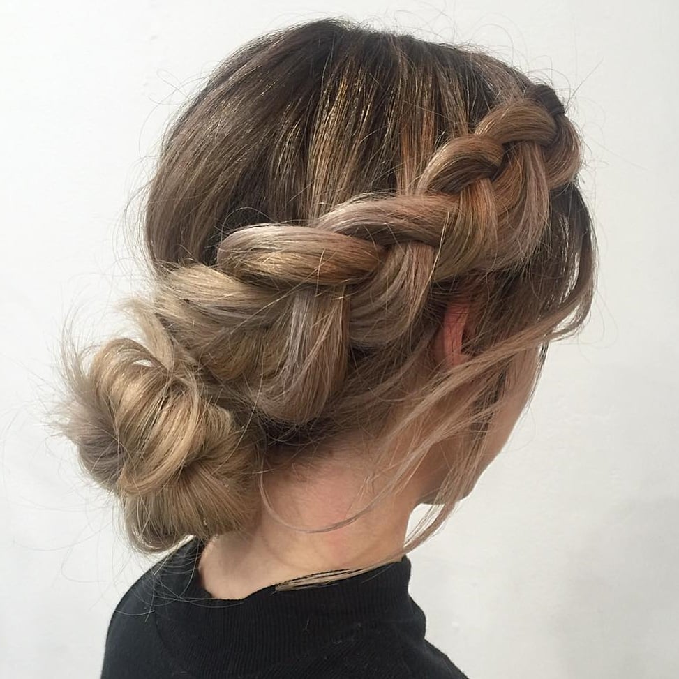 Collarbone Chunky Braid Low Bun — Easy Hairstyles 2027 for Morning