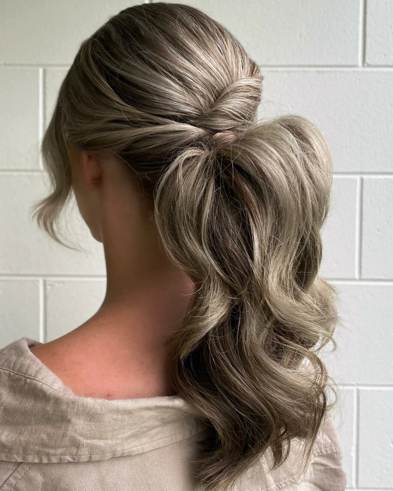 Ash Blonde Mid-Back Textured Low Bun — Easy Hairstyles 2027 for Morning