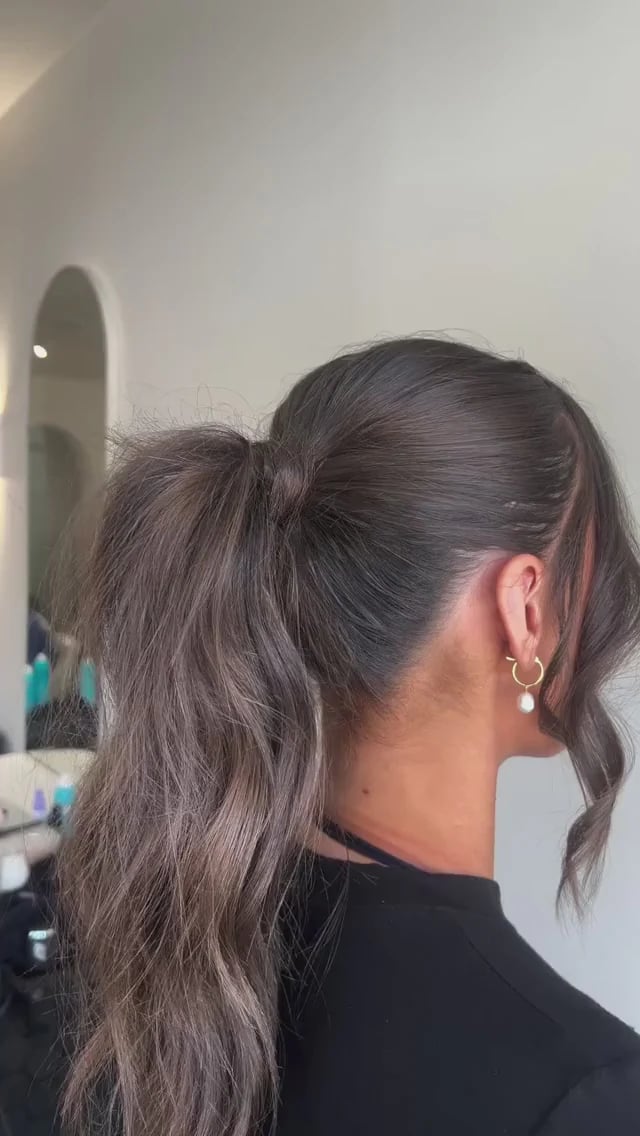 Ash Brown Sleek Ponytail — Easy Hairstyles 2027 for Morning