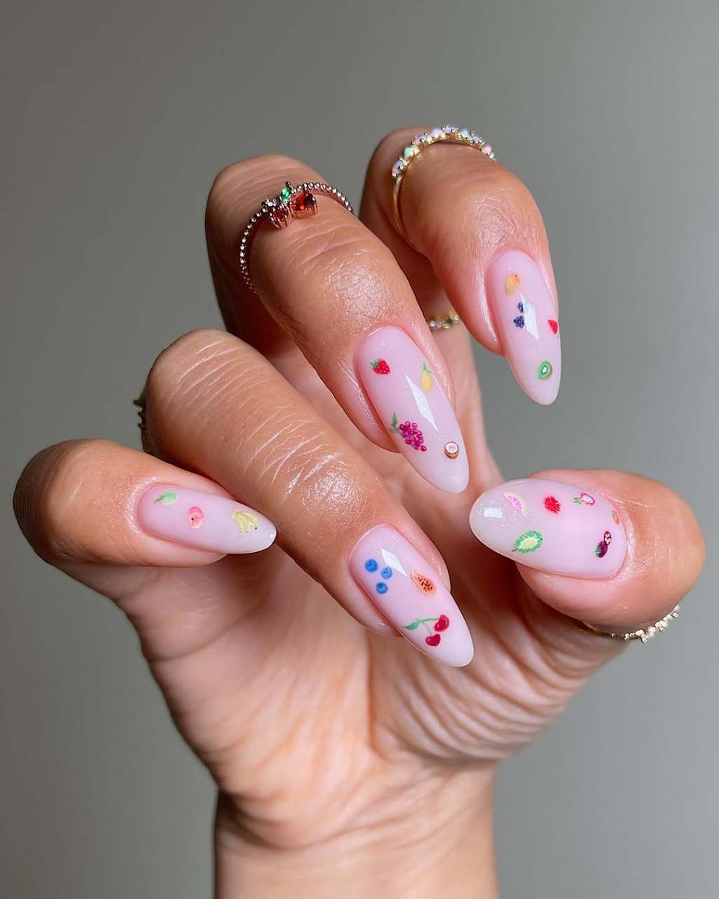 Long Almond Tiny Fruit Charms Long Almond Tiny Fruit Charms — Fruit Nails 2027