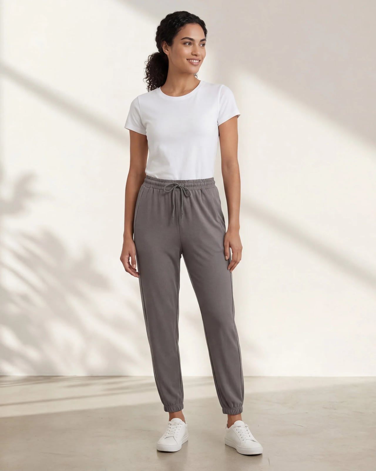 Gray Elasticated Jogger Pants Gray Elasticated Jogger Pants — Gray Joggers Outfits 2027