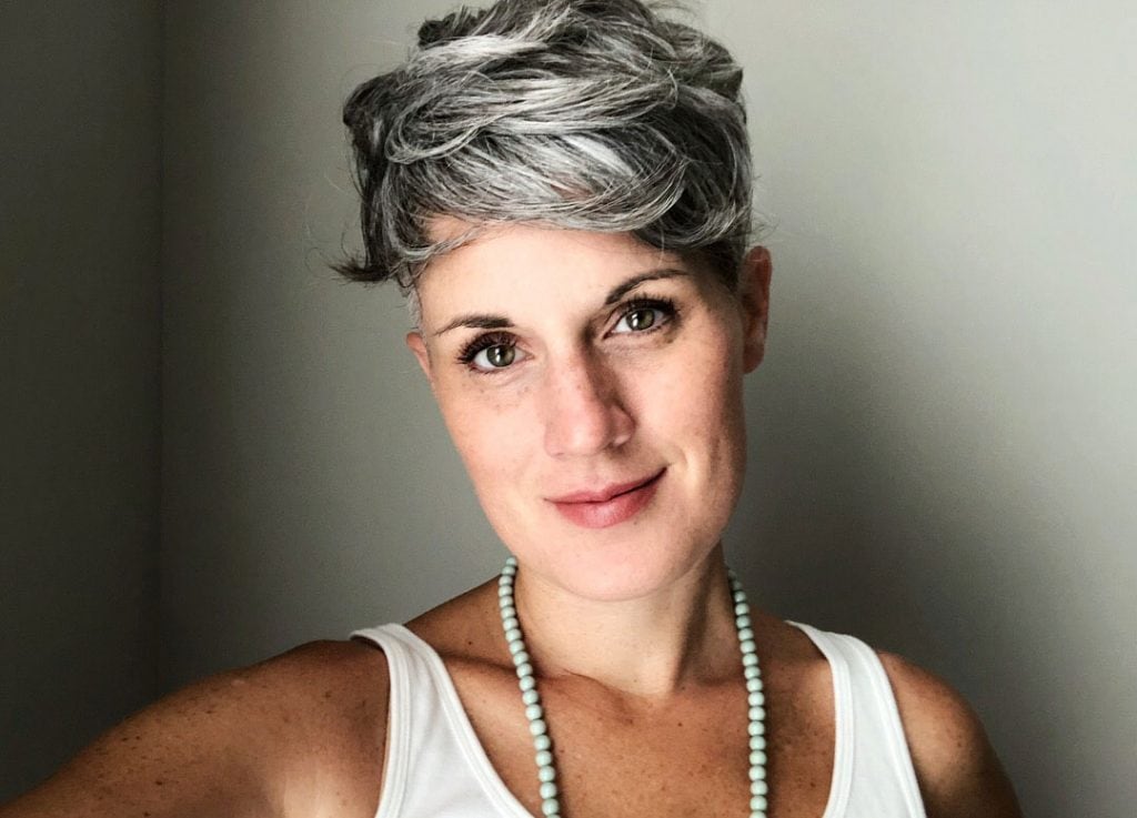 Gray Silver Pixie With Tousled Waves Gray Silver Pixie With Tousled Waves — Gray Pixie 2027