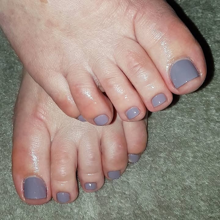 Textured Gray Surface Muted Blue Gray Toenails Textured Gray Surface Muted Blue Gray Toenails — Gray Toe Nails 2027
