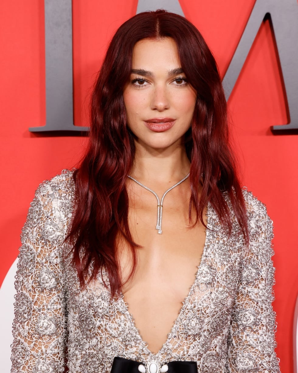 Collarbone Deep Red Waves Collarbone Deep Red Waves — Hair Color 2027 for Medium Skin