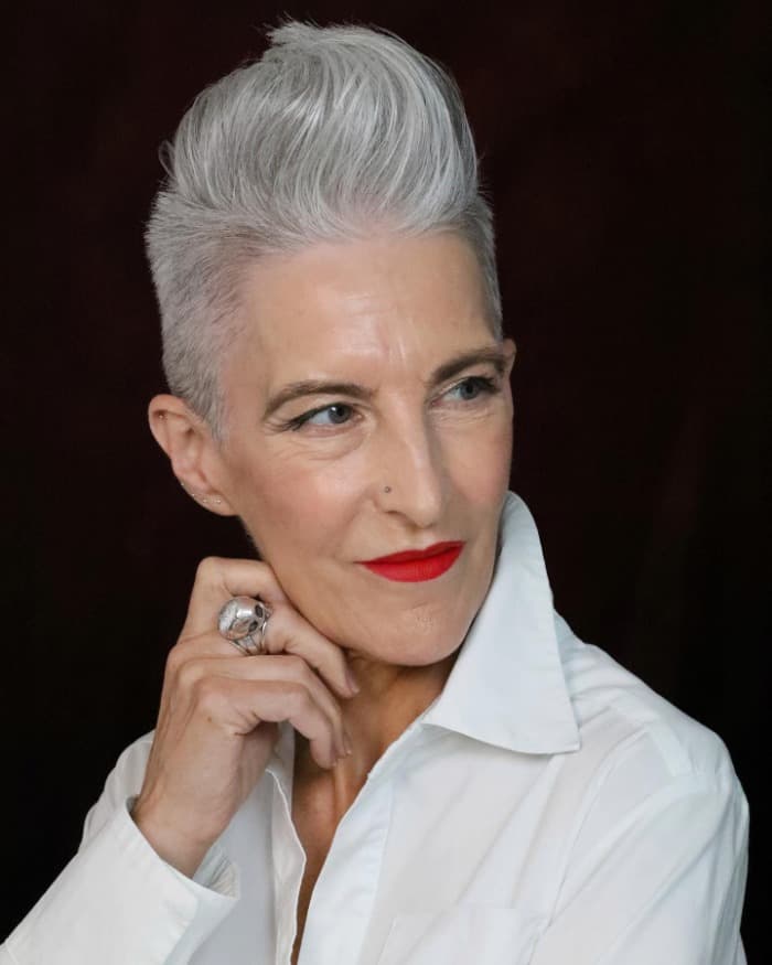 Pixie With Shaved Sides and Volume Top Pixie With Shaved Sides and Volume Top — Haircuts 2027 for Women Over 60