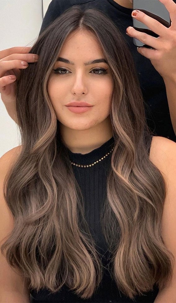 Mid-Back Balayage With Long Layers — Hairstyles 2027 for Long Faces
