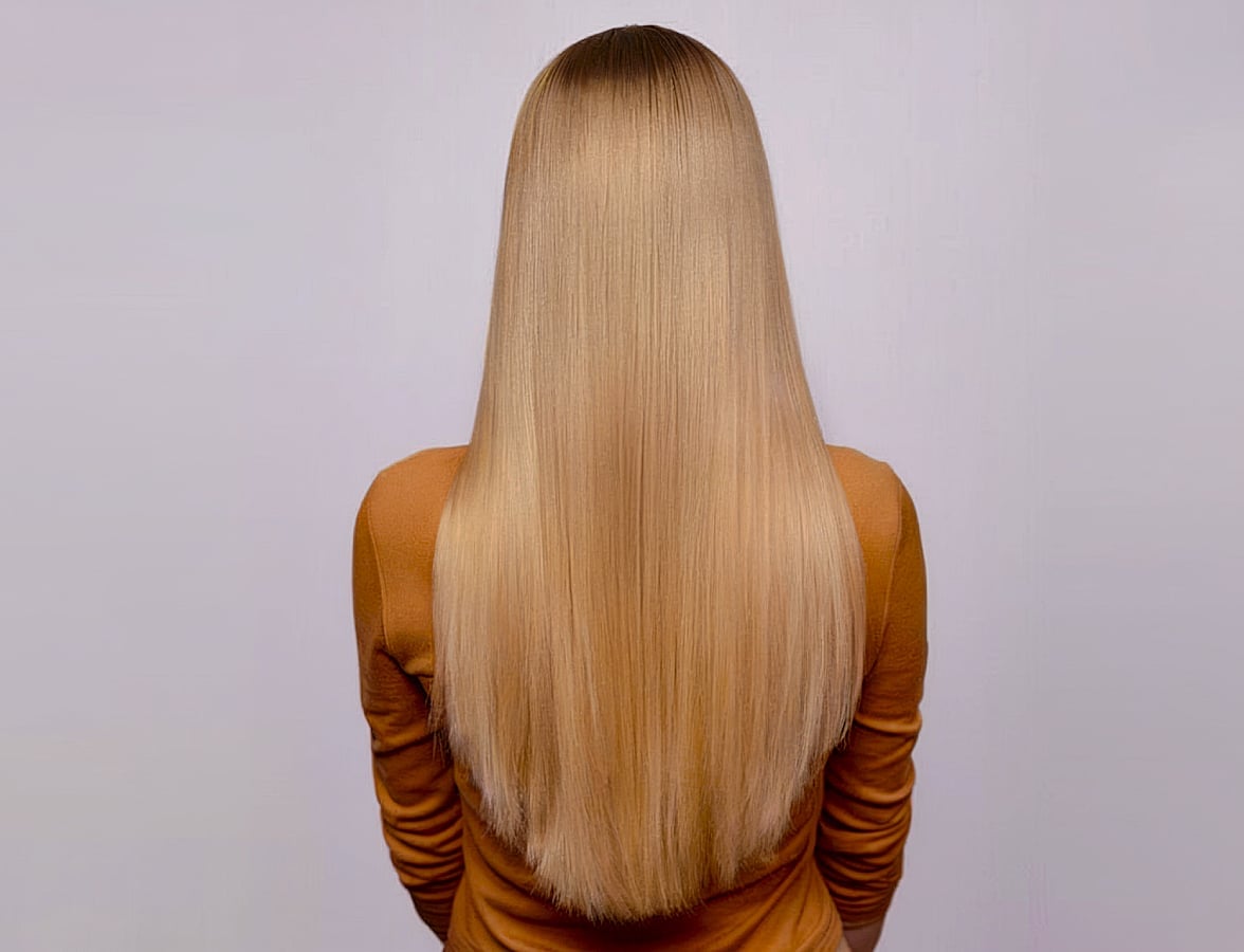 Sleek Fine Ash Blonde Hair Sleek Fine Ash Blonde Hair — Hairstyles 2027 for Long Neck