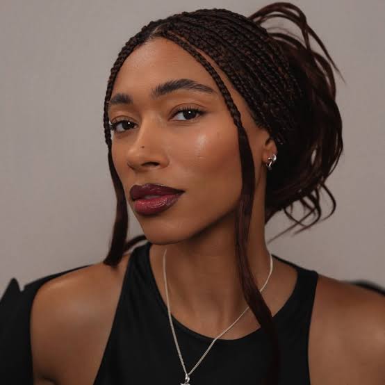 Dark Brown Braids Half Up With Wavy Ends, Mid-Back Dark Brown Braids Half Up With Wavy Ends, Mid-Back — Half Up Knotless Braids 2027