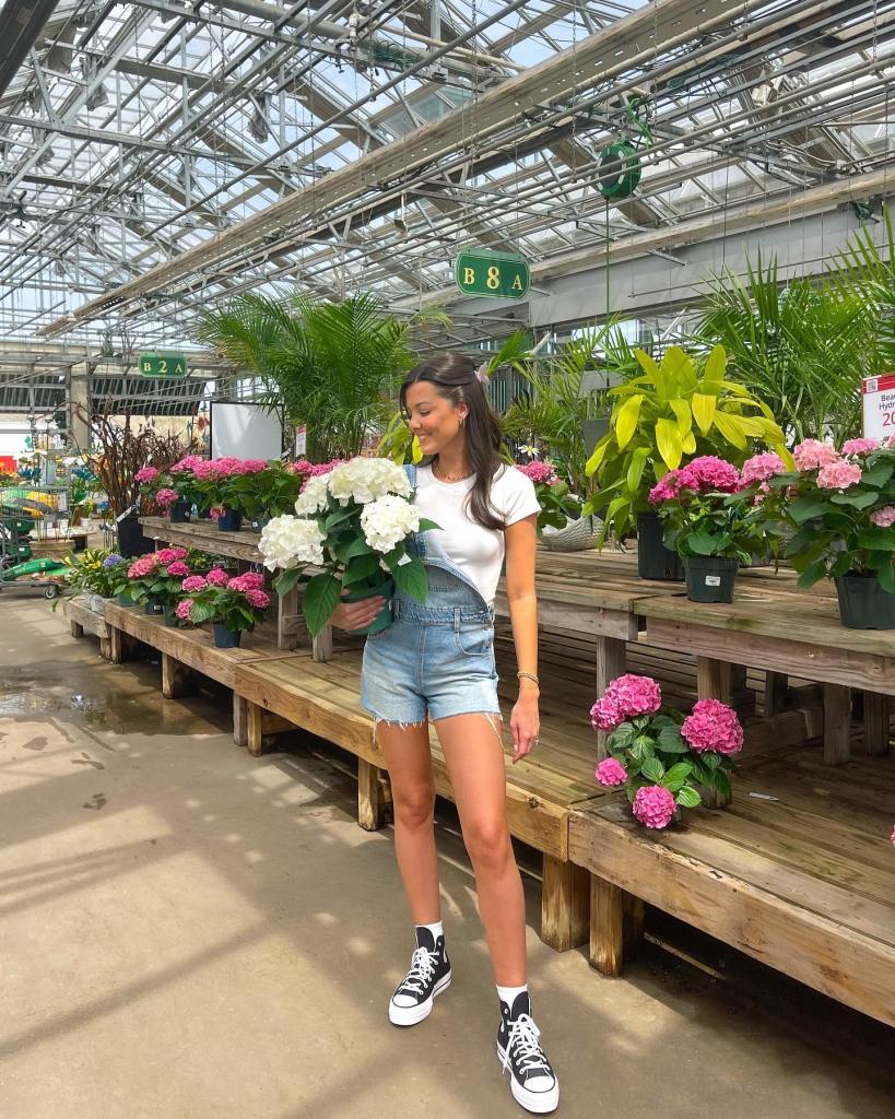 White T-shirt With Denim Overalls White T-shirt With Denim Overalls — High Top Converse Outfits 2027
