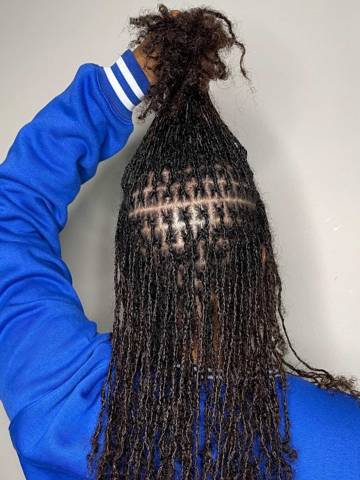 Fine Density Straight Locs Sleek Mid-Back Fine Density Straight Locs Sleek Mid-Back — Interlock Locs 2027