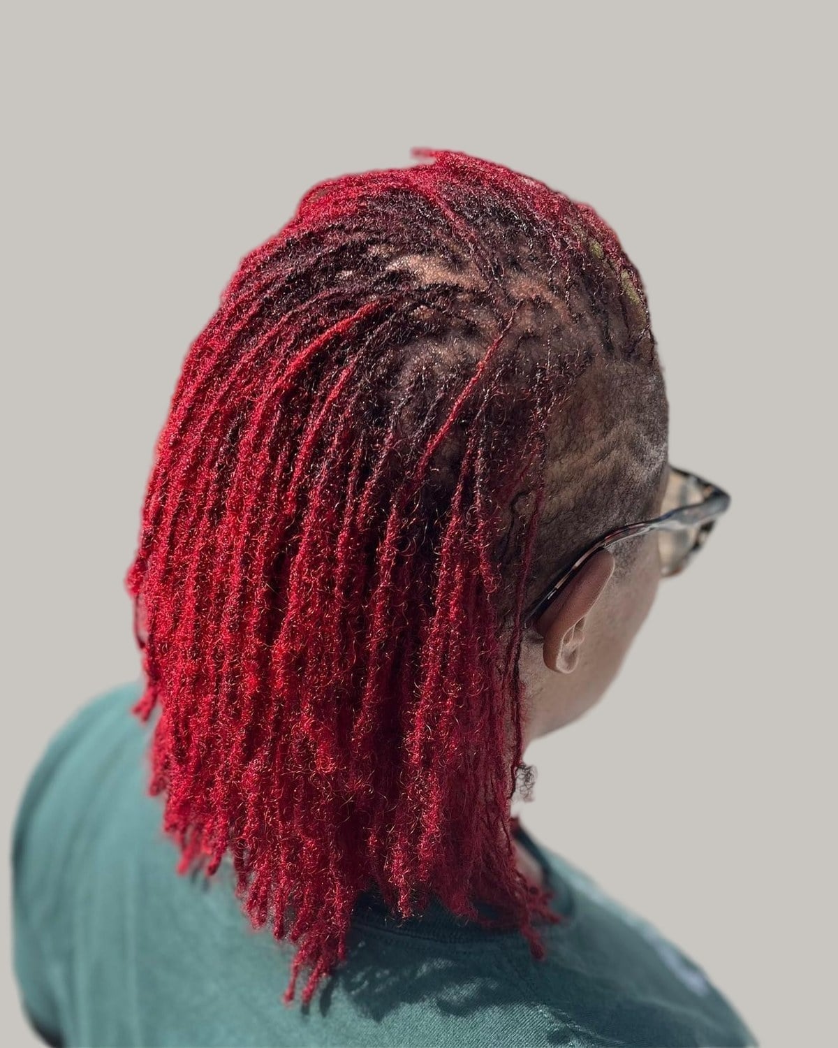 Vibrant Red Straight Interlocked Locs Vibrant Red Straight Interlocked Locs — Interlock Locs 2027
