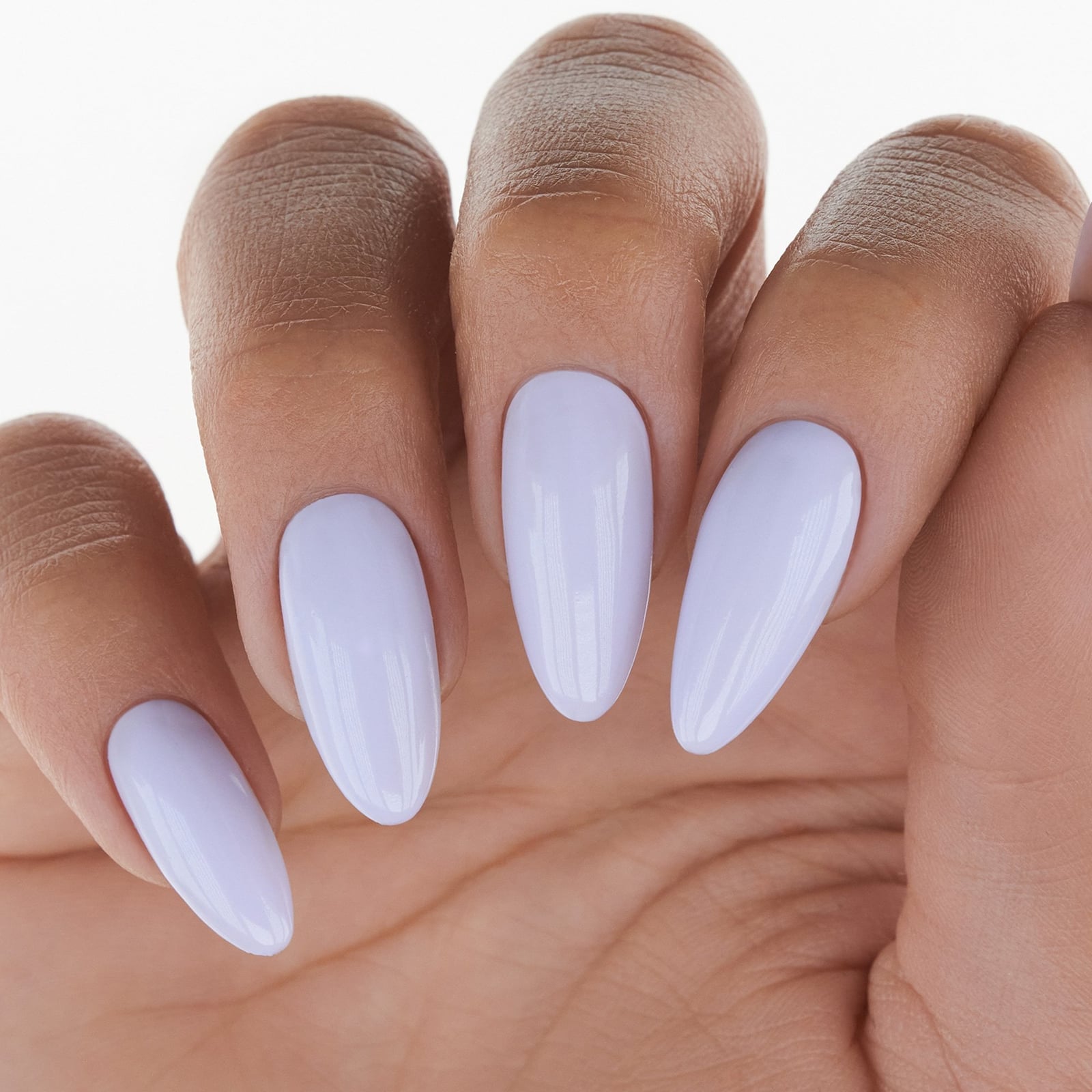 Medium Oval Milky Lavender Glow Medium Oval Milky Lavender Glow — Lavender Milky Nails 2027