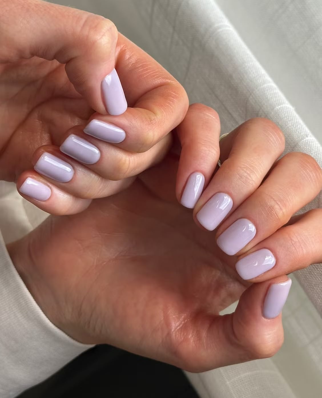 Short Soft Square Milky Lavender Short Soft Square Milky Lavender — Lavender Milky Nails 2027